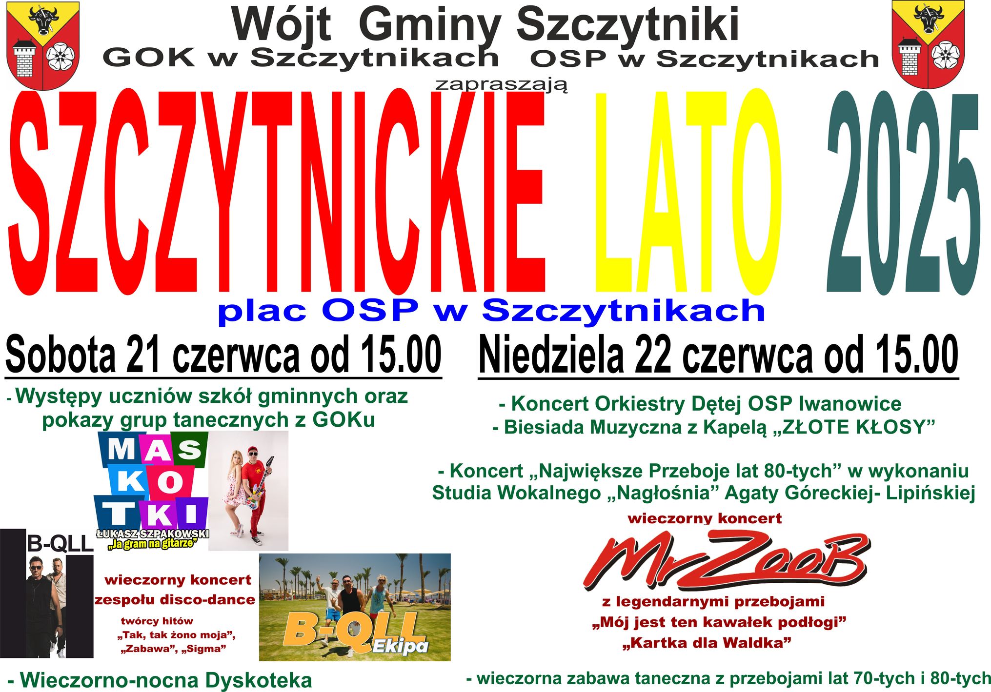 Plakat Szczytnickie Lato 2025 B2