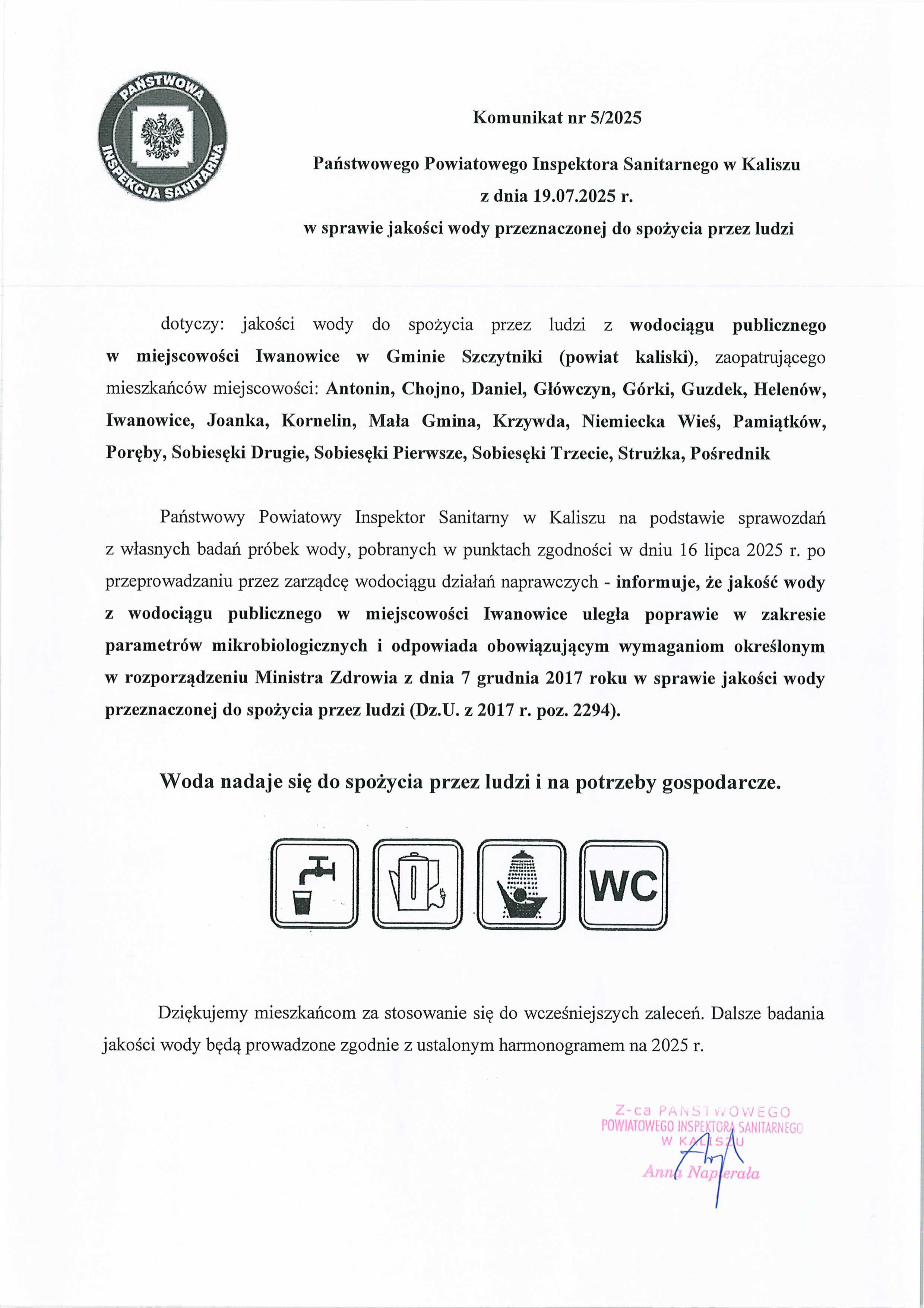 Komunikat nr 5 2025 wodociąg Iwanowice c5b1d966 b92a 46e3 a293 93e9cd28943d 1